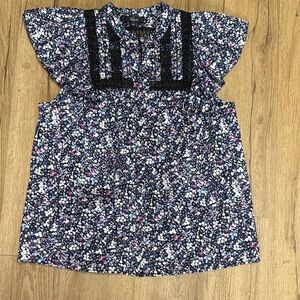 Rails Louella Midnight Hyacinth Size XS NWT